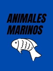 Libro colorear animales marinos